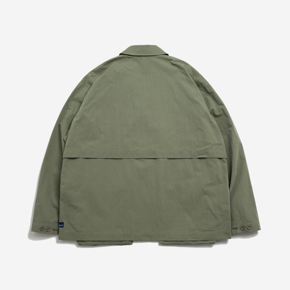 TMCAZ - Deformation Layer Multi-pocket Jacket - C41 / Foggy Green