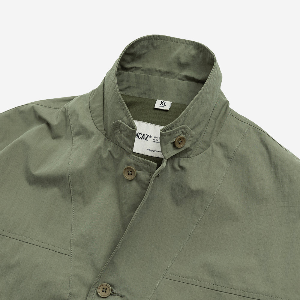 TMCAZ - Deformation Layer Multi-pocket Jacket - C41 / Foggy Green