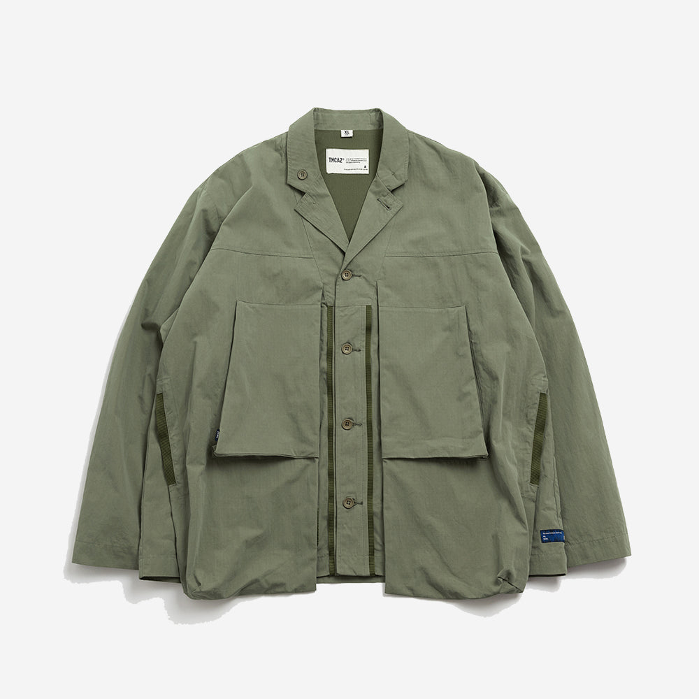 TMCAZ - Deformation Layer Multi-pocket Jacket - C41 / Foggy Green