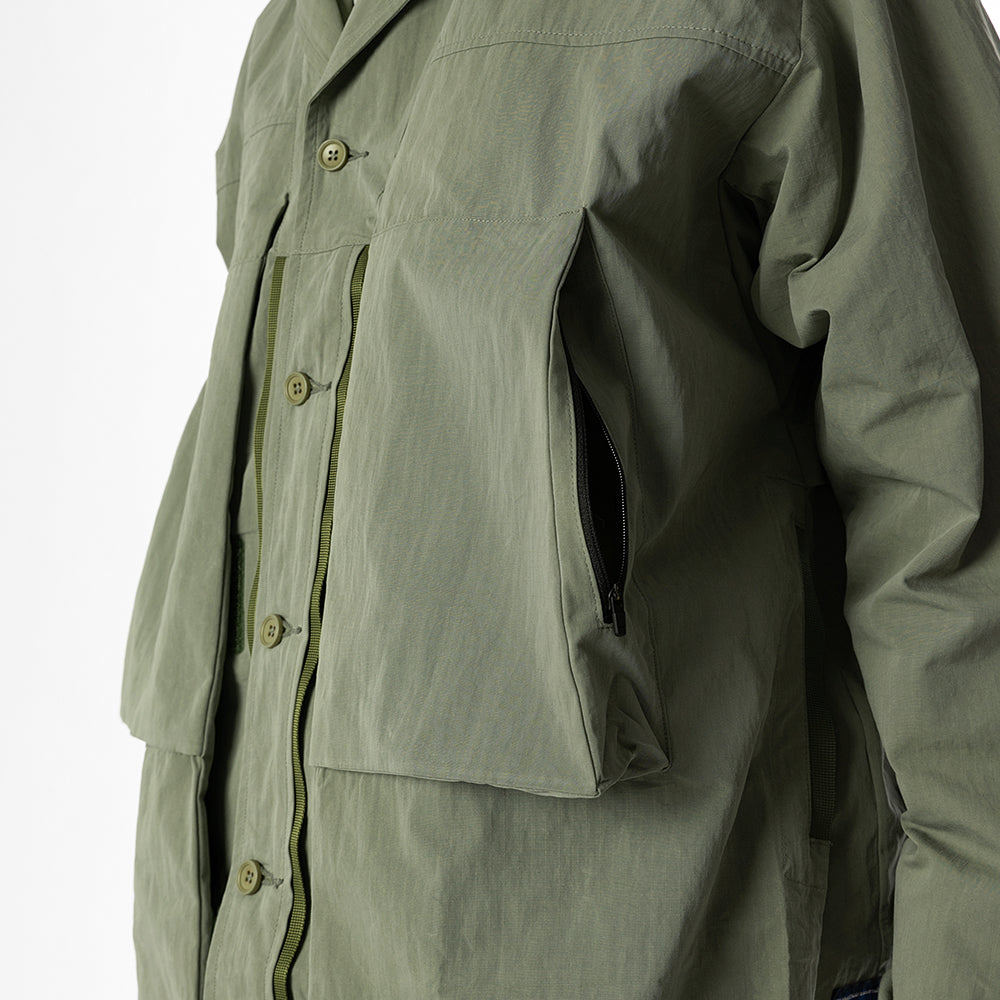 TMCAZ - Deformation Layer Multi-pocket Jacket - C41 / Foggy Green