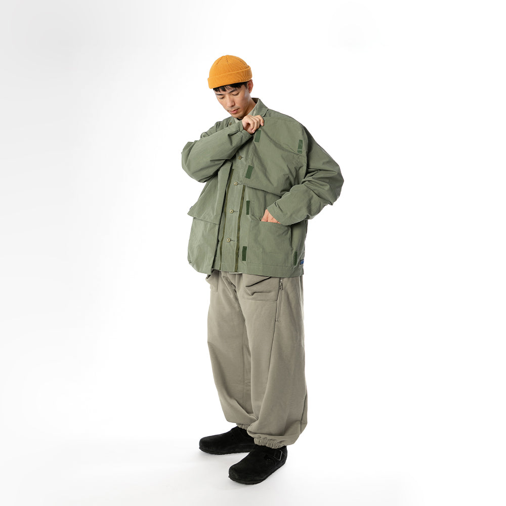 TMCAZ - Deformation Layer Multi-pocket Jacket - C41 / Foggy Green