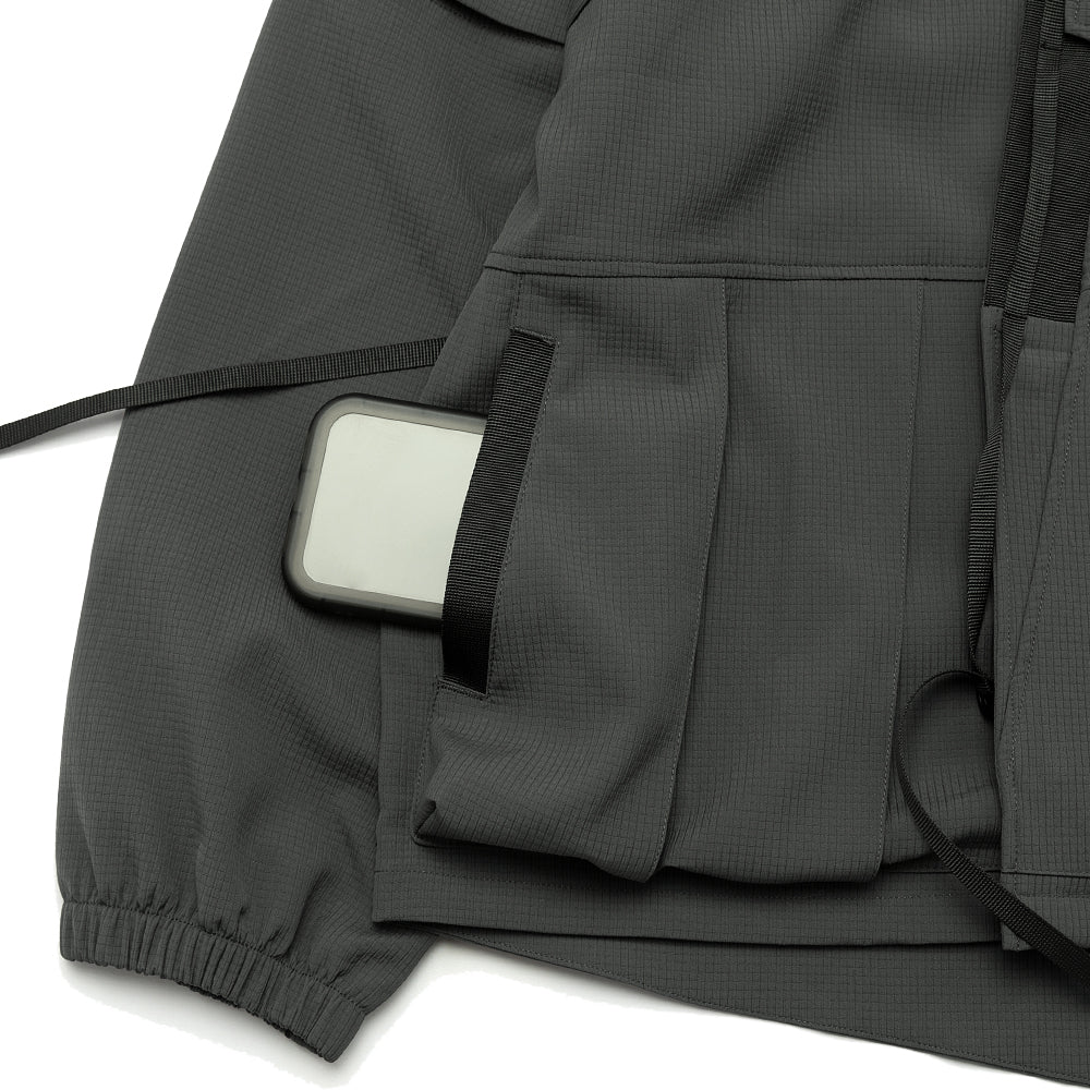 TMCAZ - Detachable Jinbei Jacket - C43 / Anthracite