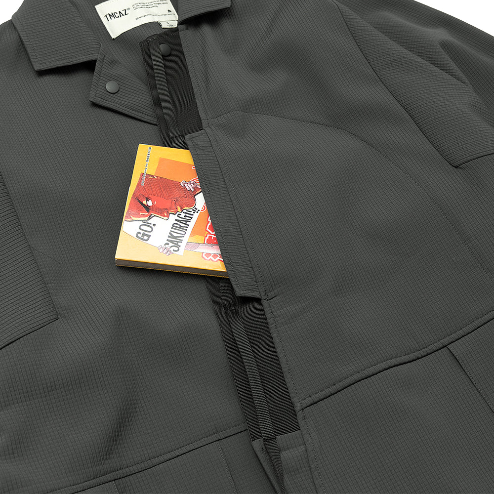 TMCAZ - Detachable Jinbei Jacket - C43 / Anthracite
