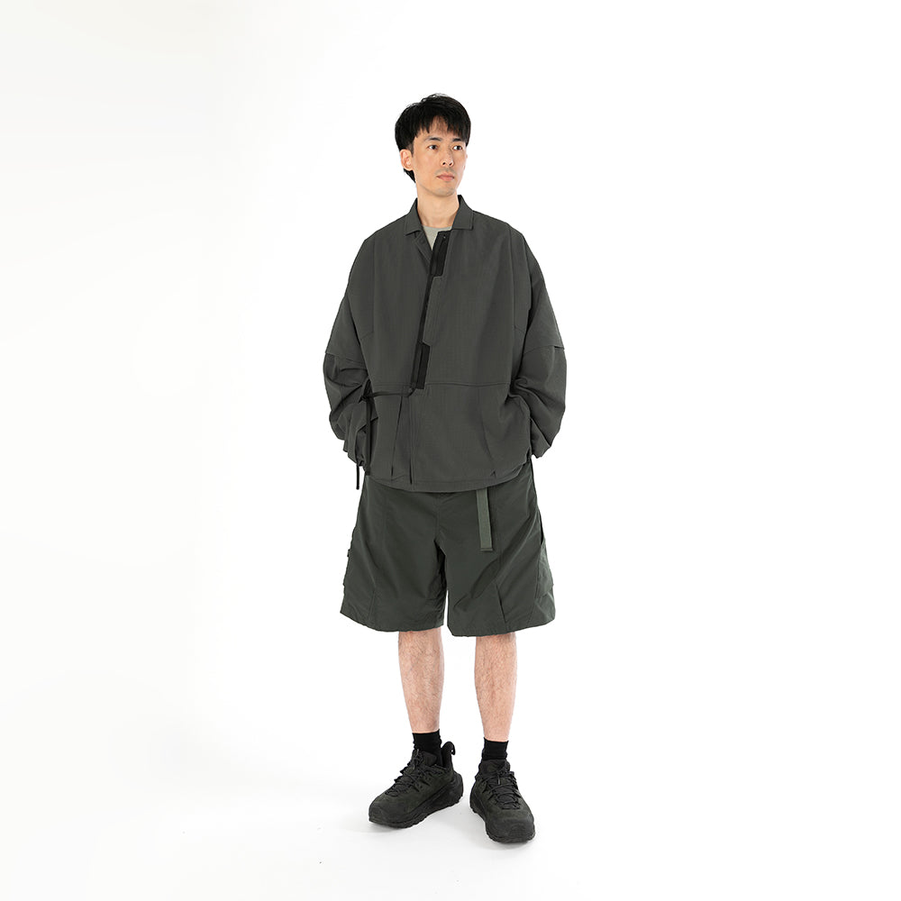TMCAZ - Detachable Jinbei Jacket - C43 / Anthracite