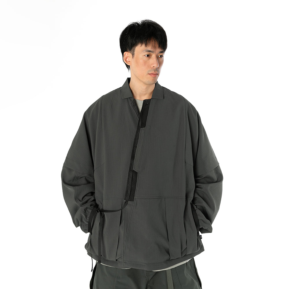 TMCAZ - Detachable Jinbei Jacket - C43 / Anthracite