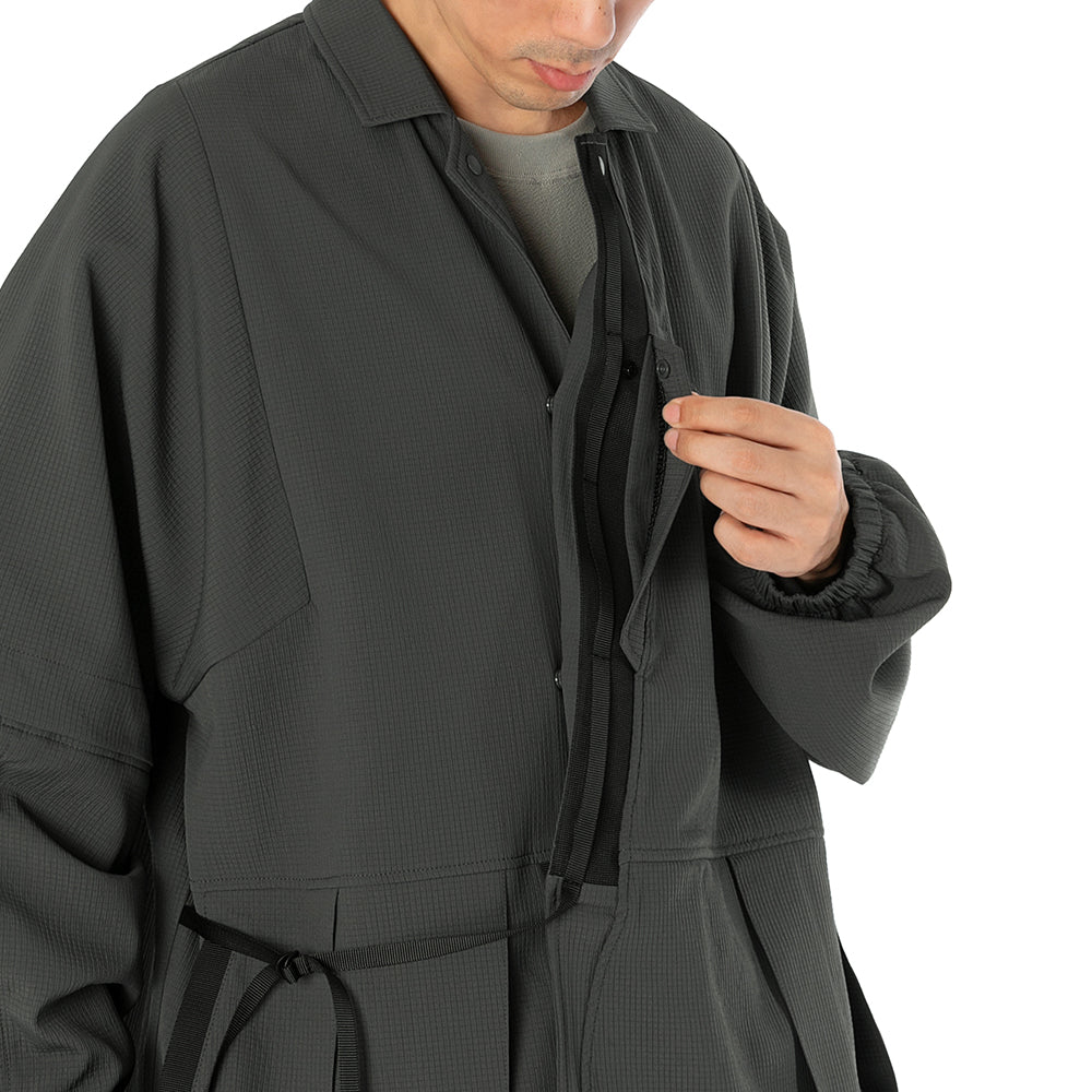 TMCAZ - Detachable Jinbei Jacket - C43 / Anthracite