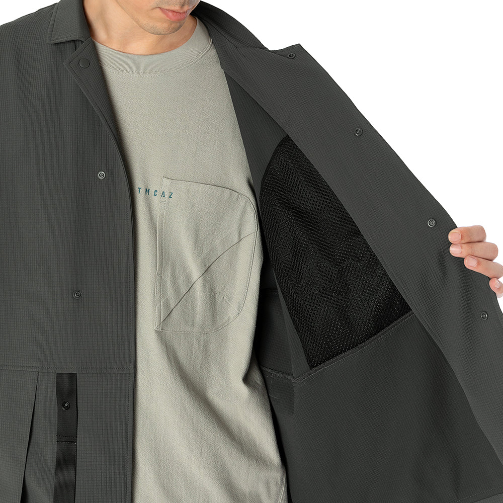 TMCAZ - Detachable Jinbei Jacket - C43 / Anthracite