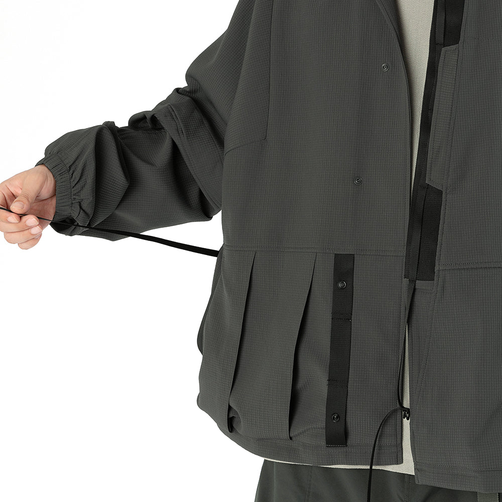 TMCAZ - Detachable Jinbei Jacket - C43 / Anthracite