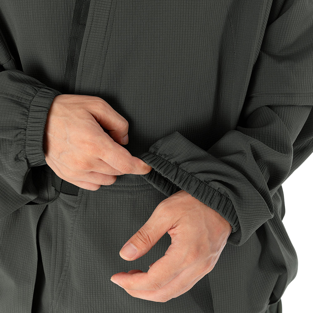 TMCAZ - Detachable Jinbei Jacket - C43 / Anthracite