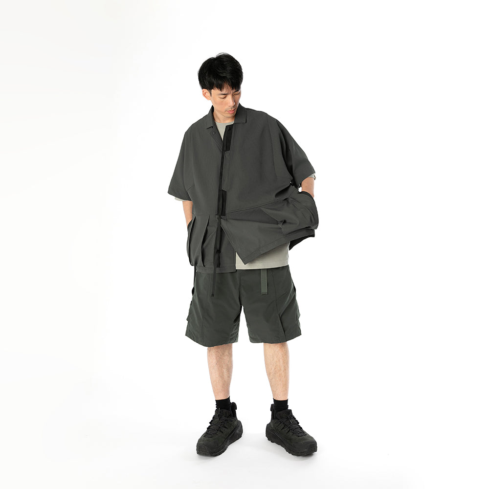 TMCAZ - Detachable Jinbei Jacket - C43 / Anthracite