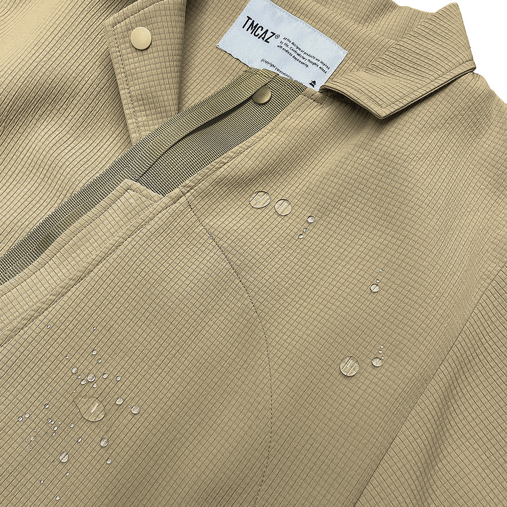 TMCAZ - Detachable Jinbei Jacket - C44 / Khaki