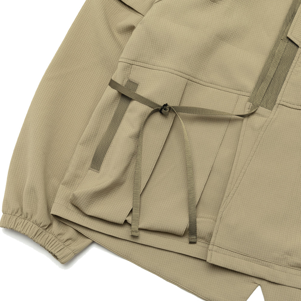 TMCAZ - Detachable Jinbei Jacket - C44 / Khaki