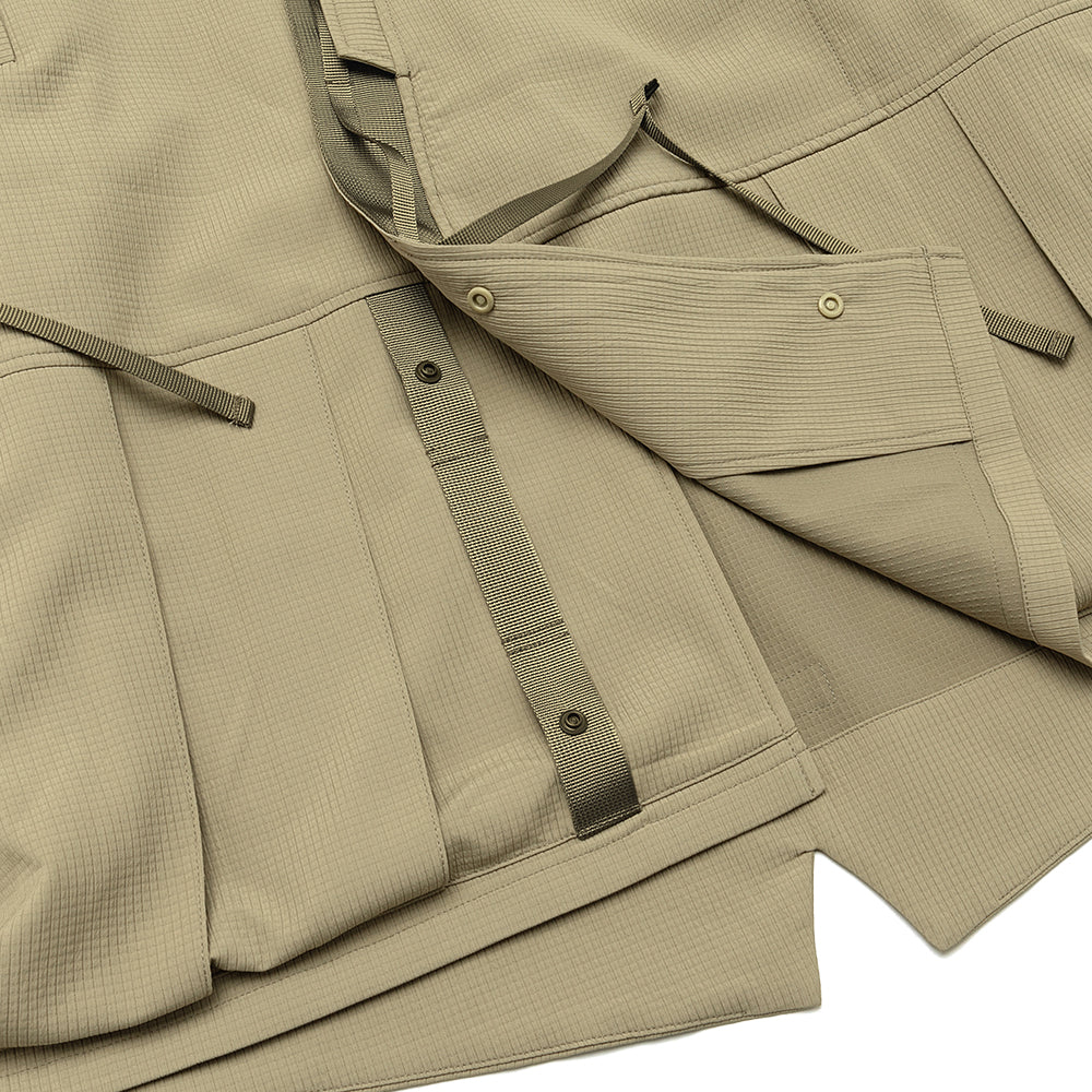 TMCAZ - Detachable Jinbei Jacket - C44 / Khaki
