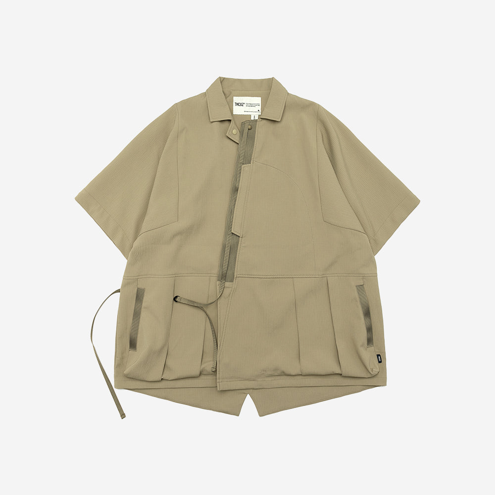 TMCAZ - Detachable Jinbei Jacket - C44 / Khaki