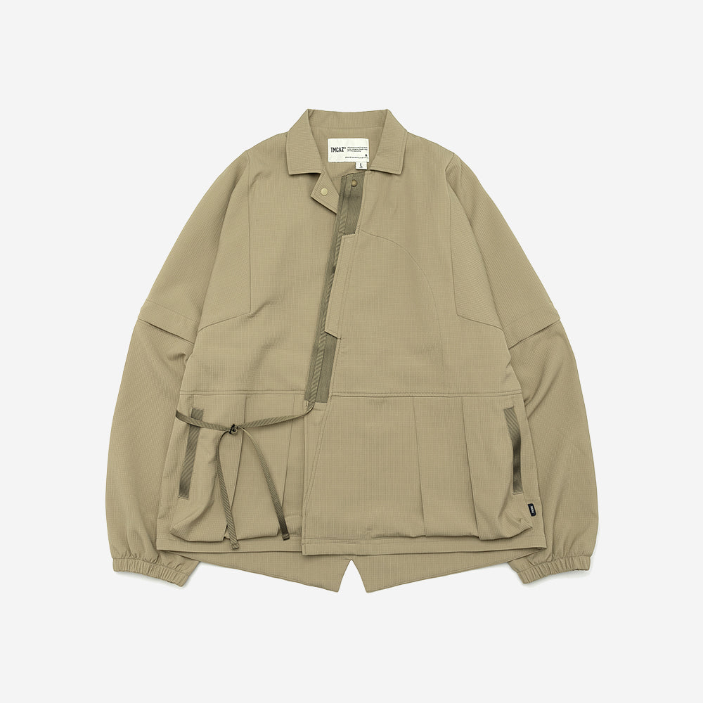 TMCAZ - Detachable Jinbei Jacket - C44 / Khaki