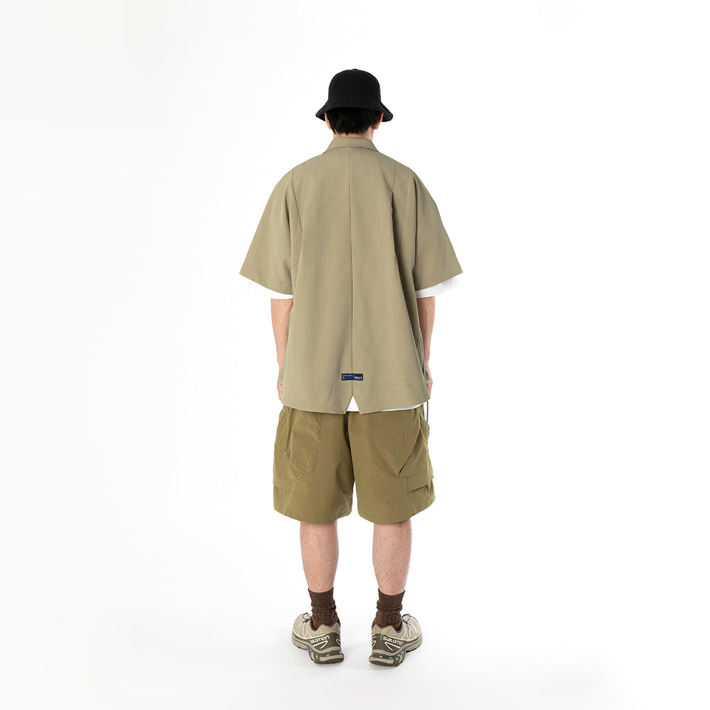 TMCAZ - Detachable Jinbei Jacket - C44 / Khaki