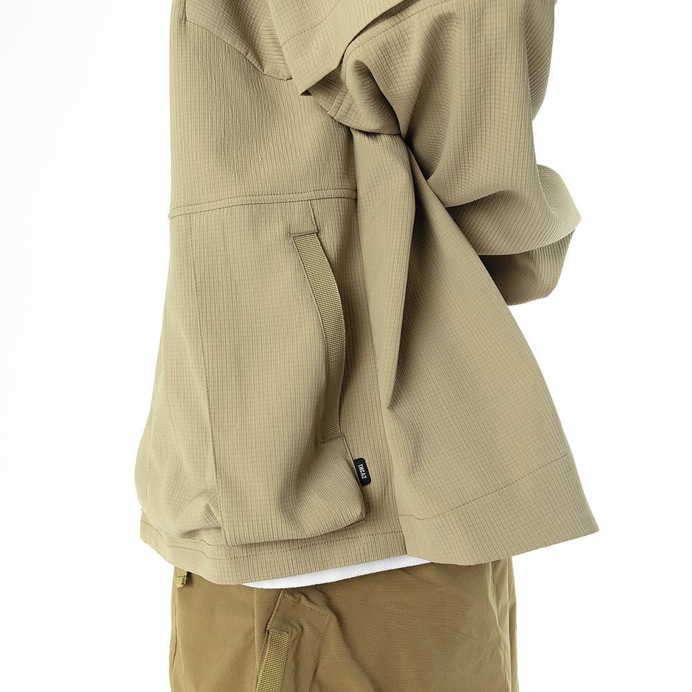 TMCAZ - Detachable Jinbei Jacket - C44 / Khaki