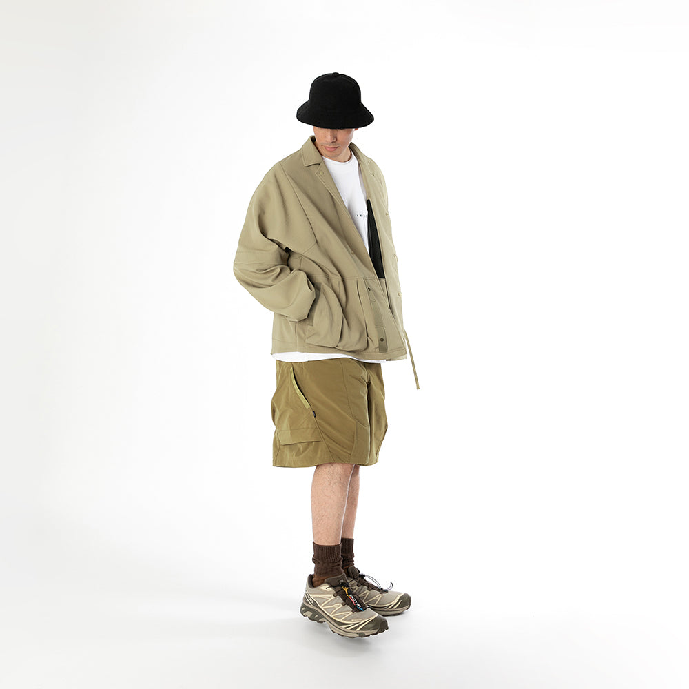 TMCAZ - Detachable Jinbei Jacket - C44 / Khaki