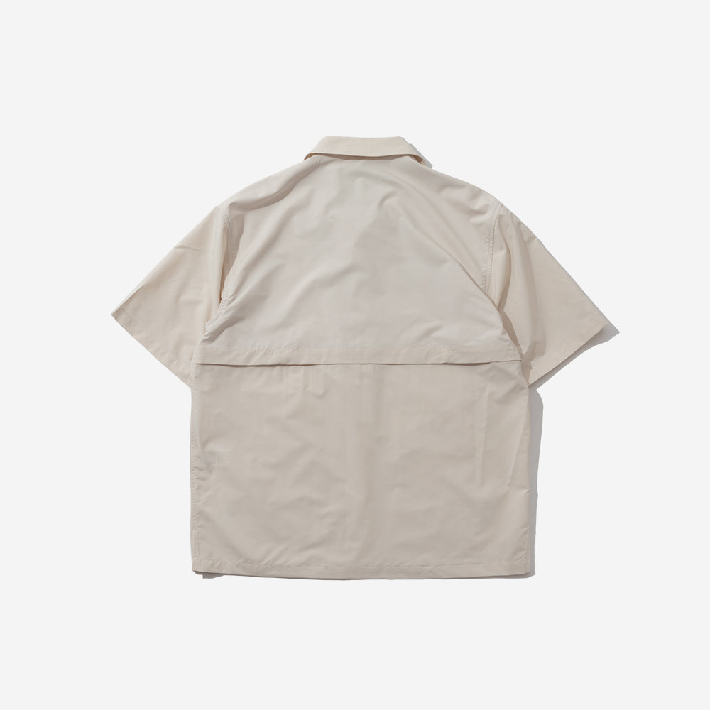 TMCAZ - Open Collar Shirt - S48/White