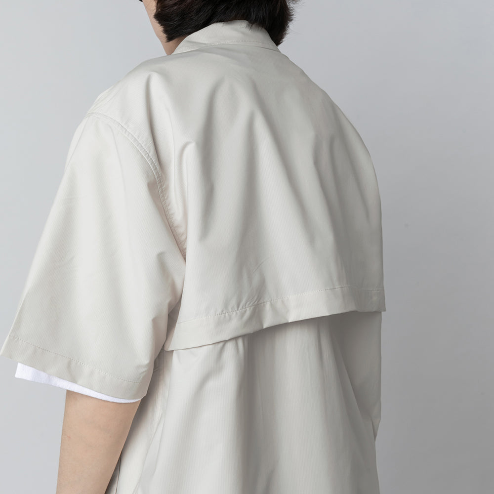 TMCAZ - Open Collar Shirt - S48/White