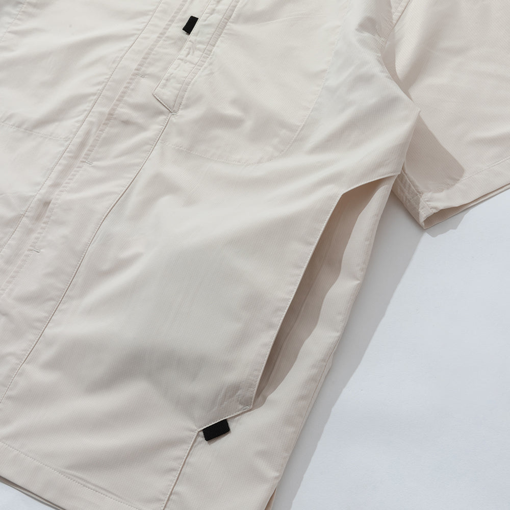 TMCAZ - Open Collar Shirt - S48/White