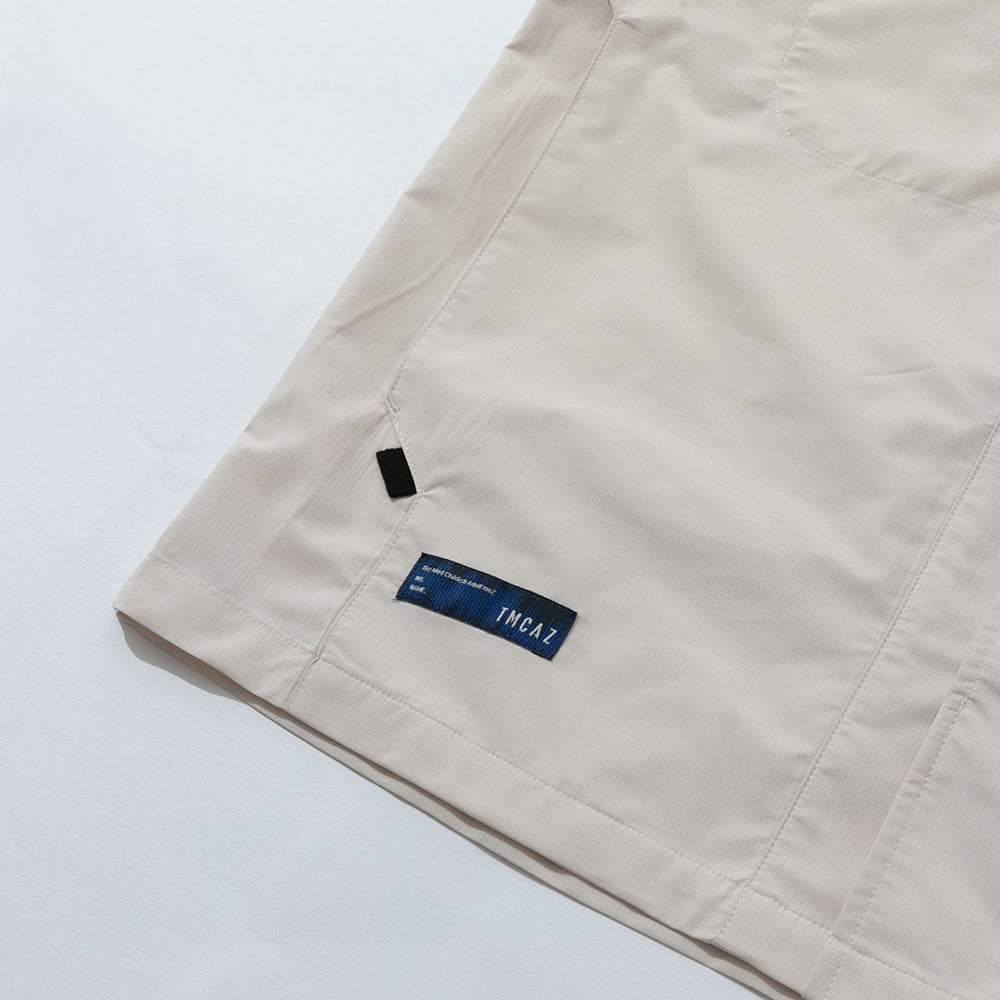 TMCAZ - Open Collar Shirt - S48/White