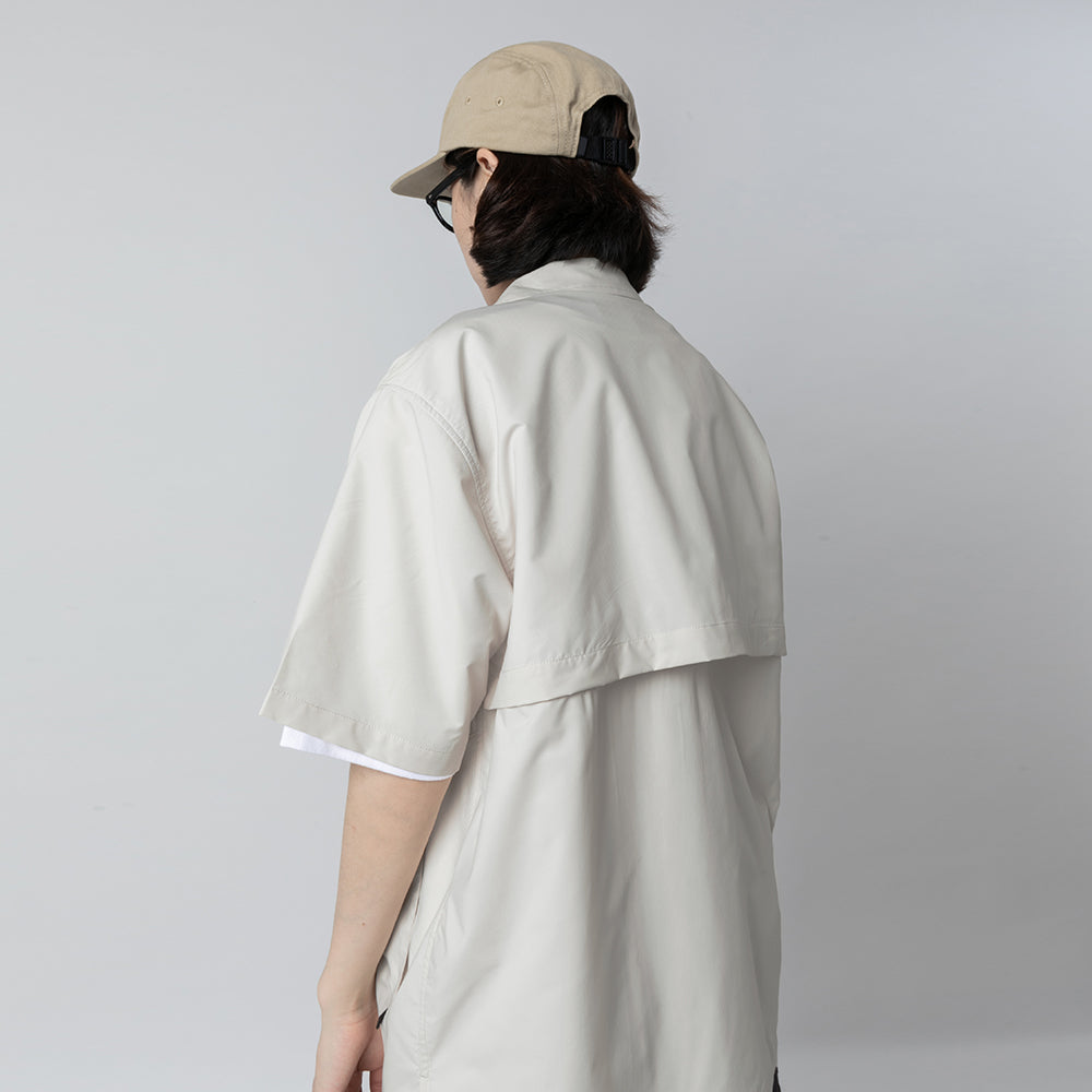 TMCAZ - Open Collar Shirt - S48/White