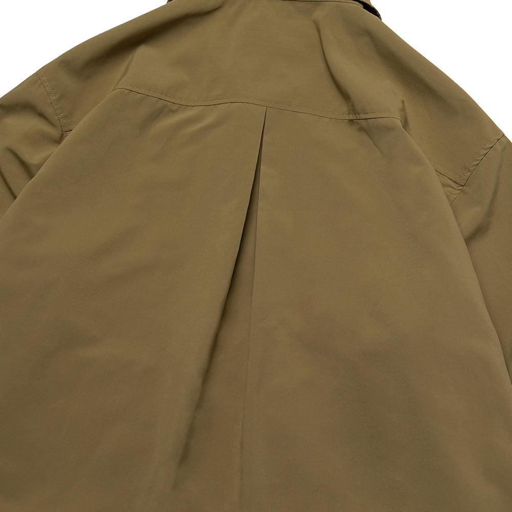 TMCAZ - Stand Collar Shirt Jacket - S54 / Brown