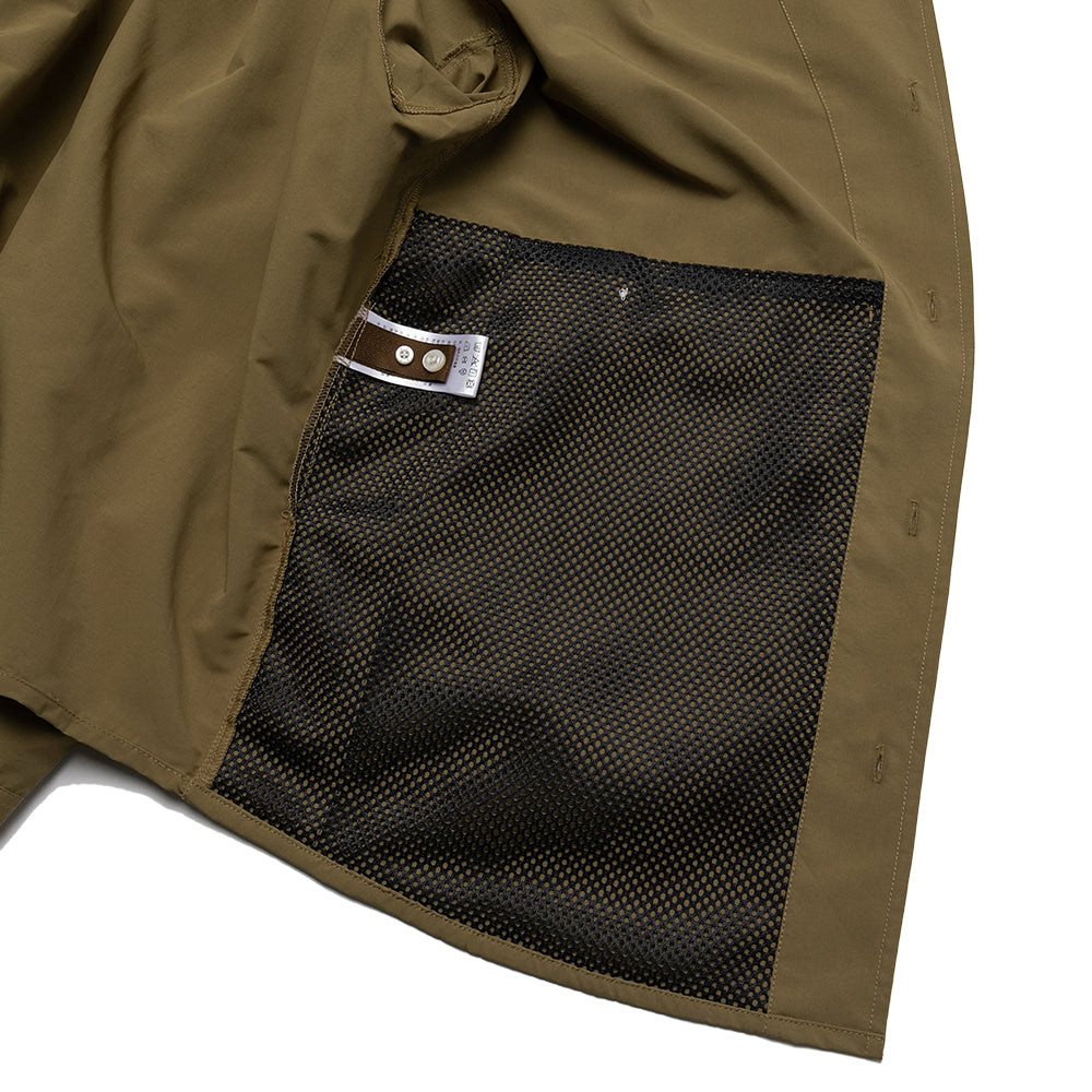 TMCAZ - Stand Collar Shirt Jacket - S54 / Brown