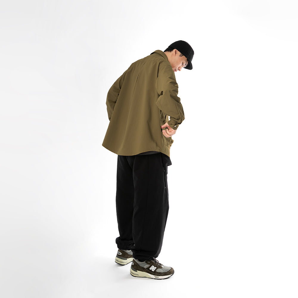 TMCAZ - Stand Collar Shirt Jacket - S54 / Brown