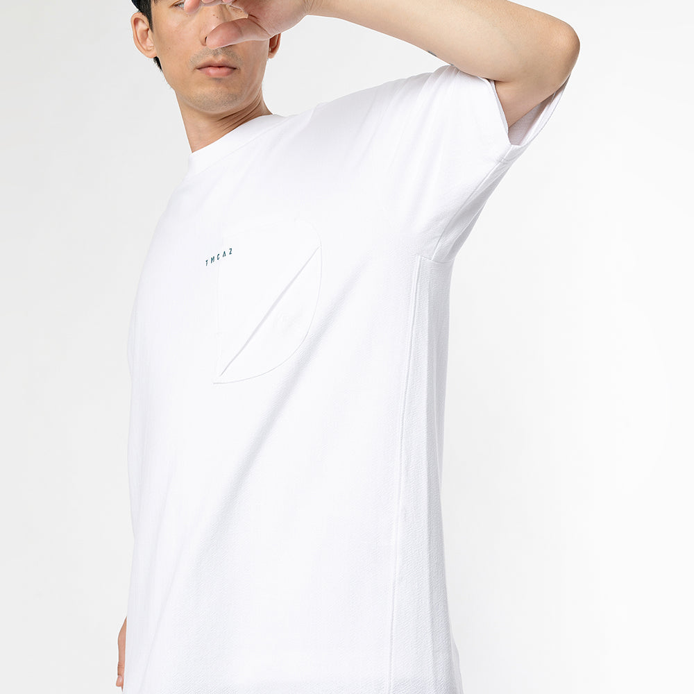 TMCAZ - 3D Dual-Pocket Tee - T164 / White