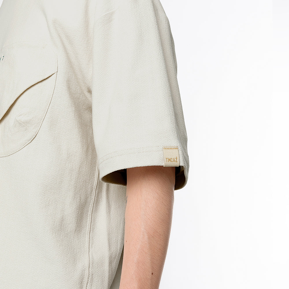 TMCAZ - 3D Dual-Pocket Tee - T165 / White Onyx