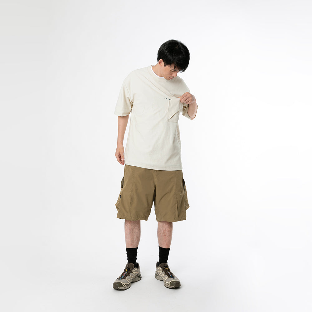 TMCAZ - 3D Dual-Pocket Tee - T165 / White Onyx