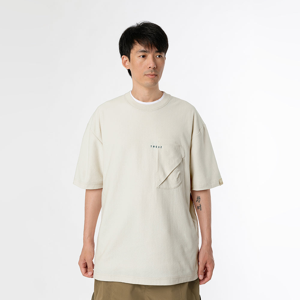 TMCAZ - 3D Dual-Pocket Tee - T165 / White Onyx
