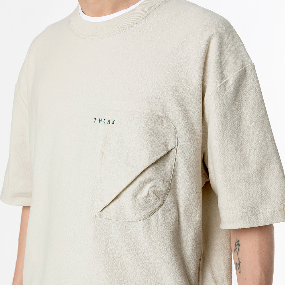 TMCAZ - 3D Dual-Pocket Tee - T165 / White Onyx