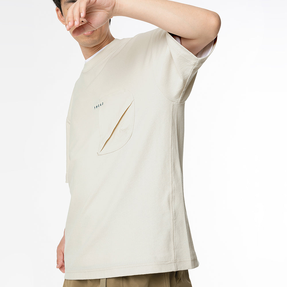 TMCAZ - 3D Dual-Pocket Tee - T165 / White Onyx