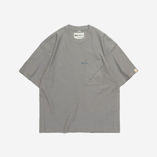 TMCAZ - 3D Dual-Pocket Tee - T166 / Stone grey