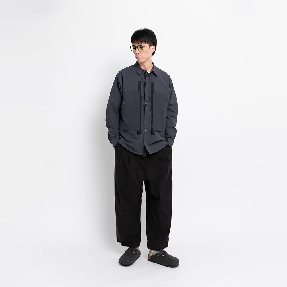 TMCAZ - 4way Stretch Work Shirt Jacket – /C33 - Anthracite + Grey