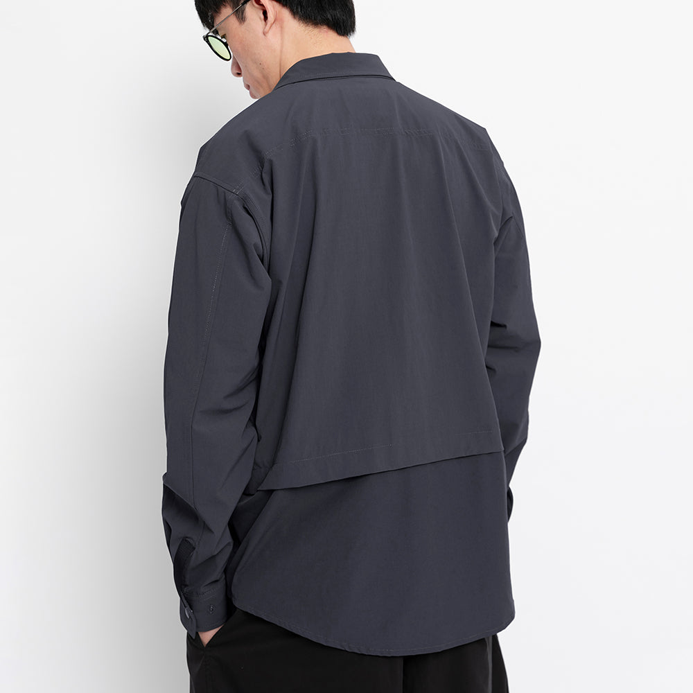 TMCAZ - 4way Stretch Work Shirt Jacket – /C33 - Anthracite + Grey