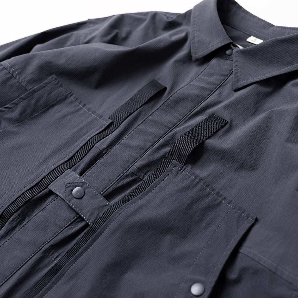 TMCAZ - 4way Stretch Work Shirt Jacket – /C33 - Anthracite + Grey