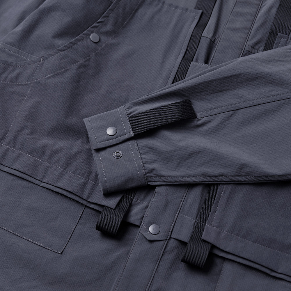 TMCAZ - 4way Stretch Work Shirt Jacket – /C33 - Anthracite + Grey
