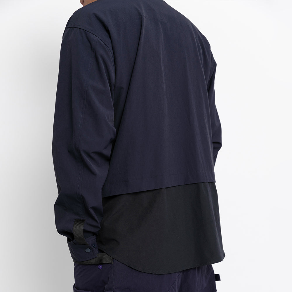 TMCAZ - 4way Stretch Work Shirt Jacket – /C34 - Navy + Carbon