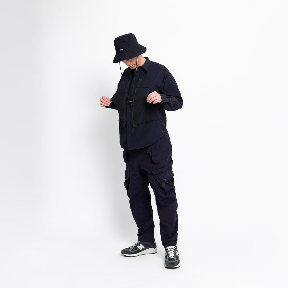TMCAZ - 4way Stretch Work Shirt Jacket – /C34 - Navy + Carbon