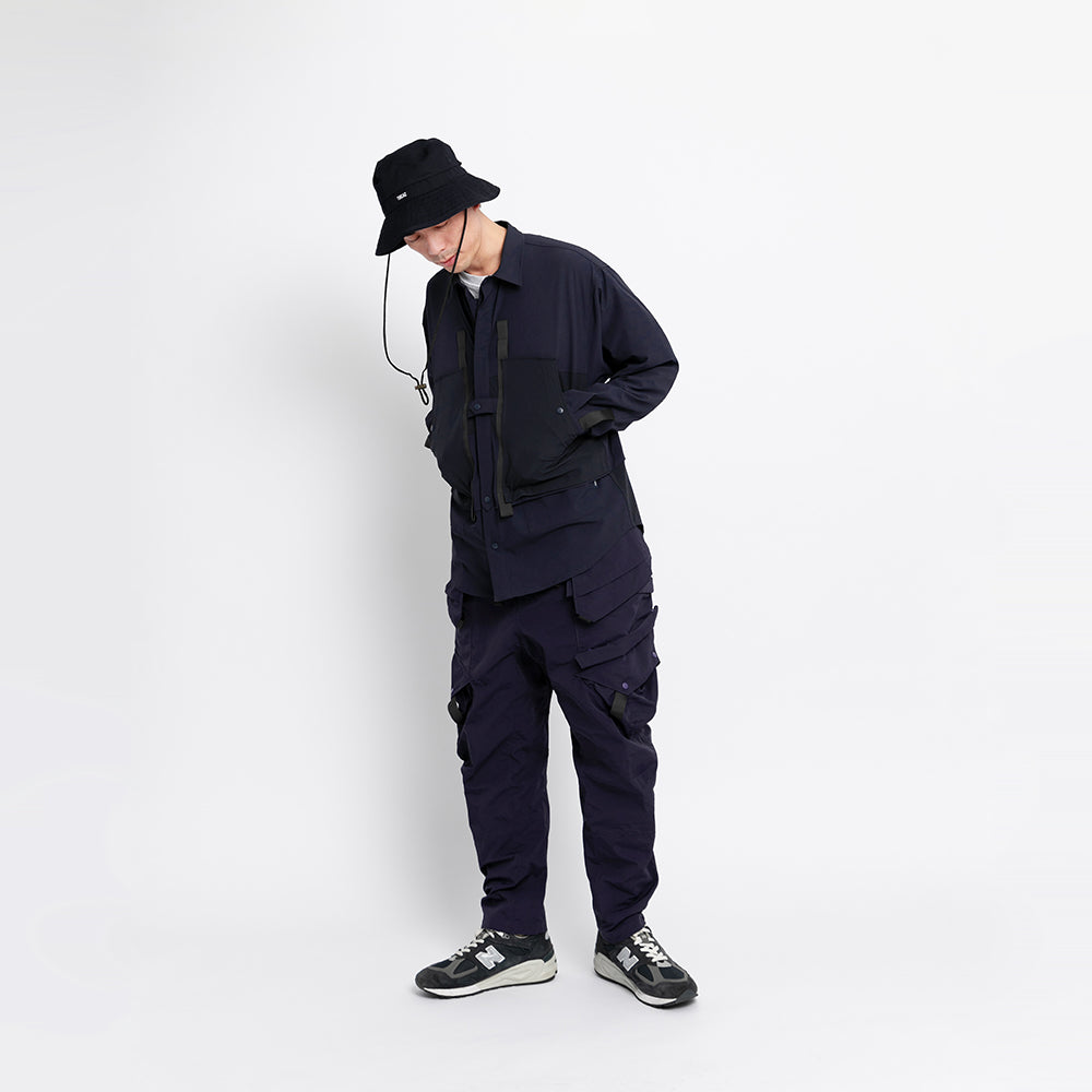 TMCAZ - 4way Stretch Work Shirt Jacket – /C34 - Navy + Carbon