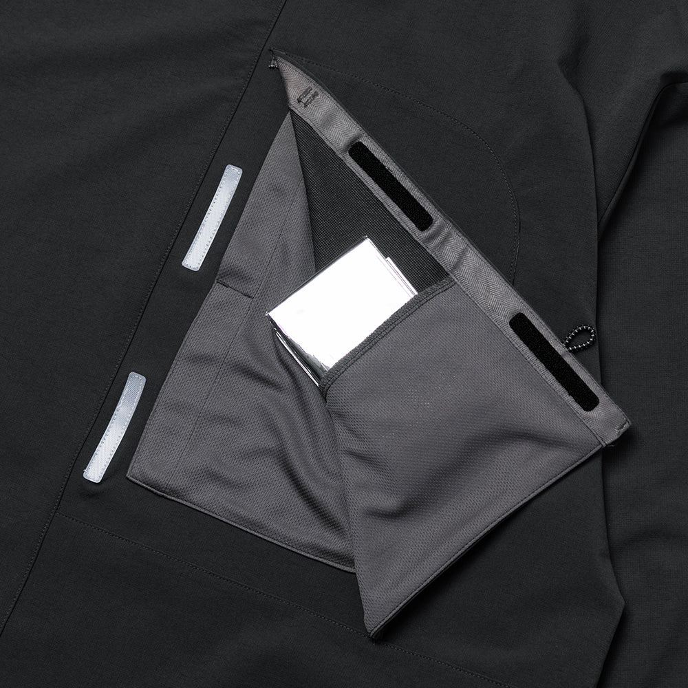 TMCAZ - Double Layer Hem Sweat Crewneck - / H64 - Obsidian