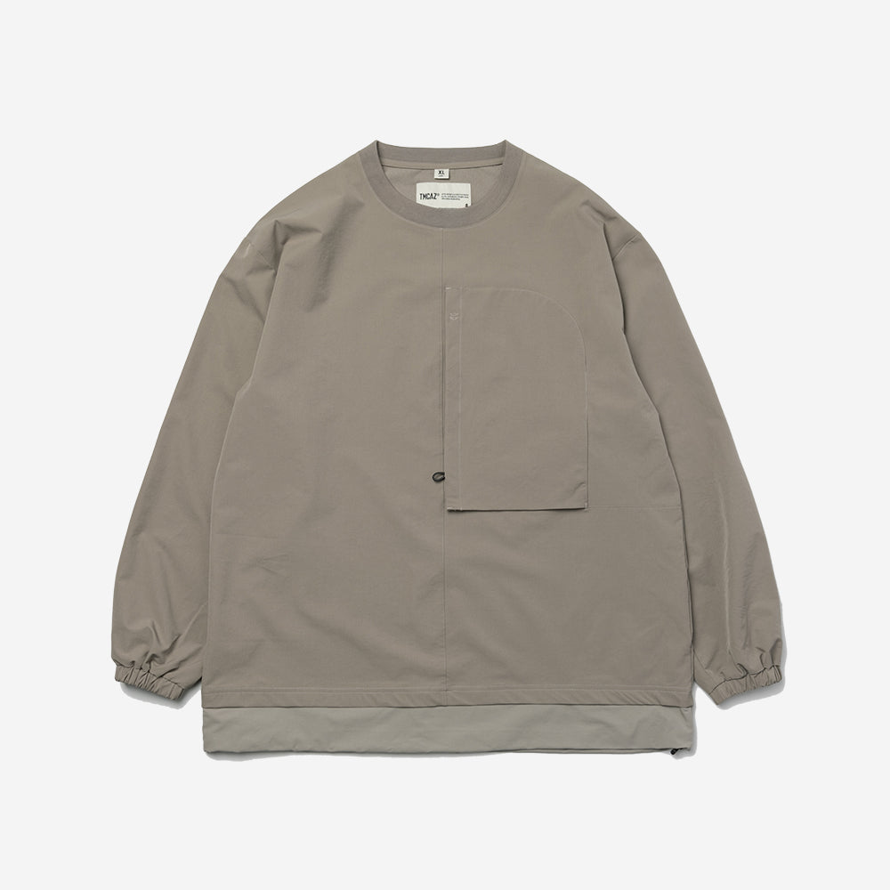 TMCAZ - Double Layer Hem Sweat Crewneck - / H65 - Tan