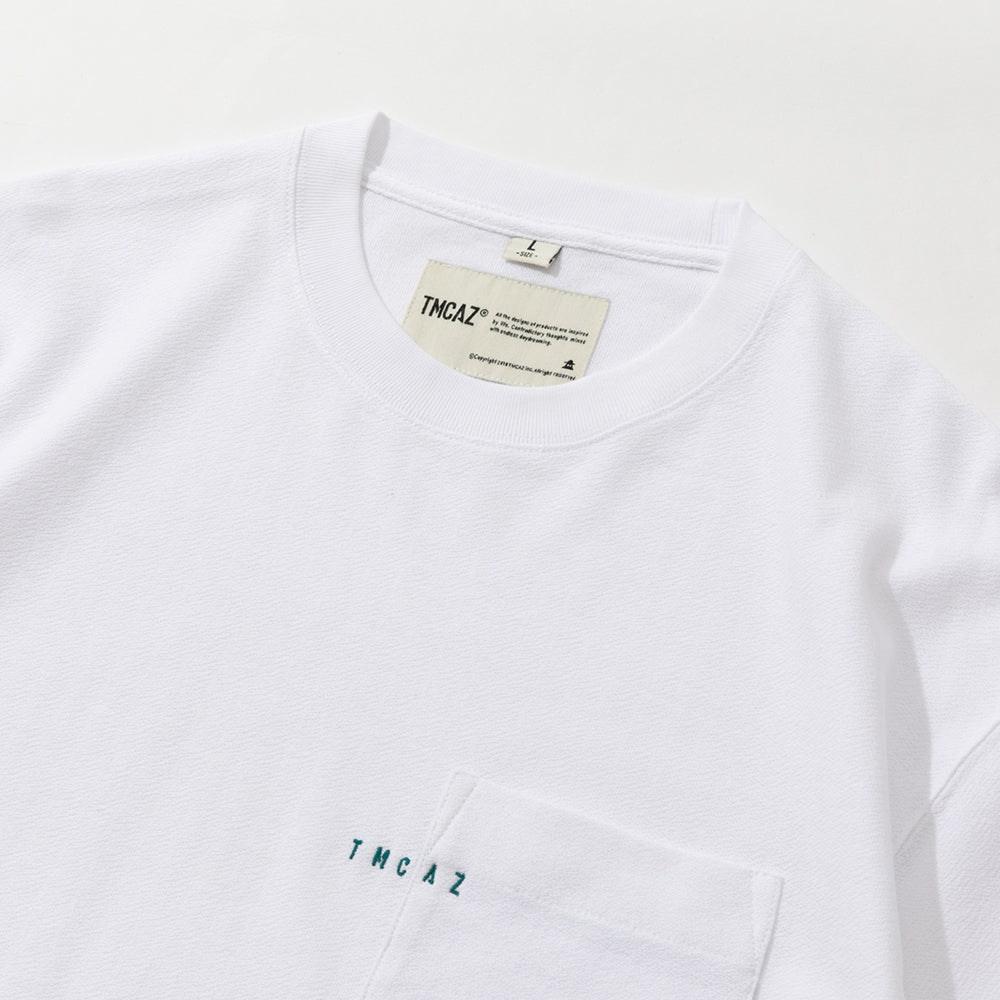TMCAZ - Pocket Tee - / T153 - White