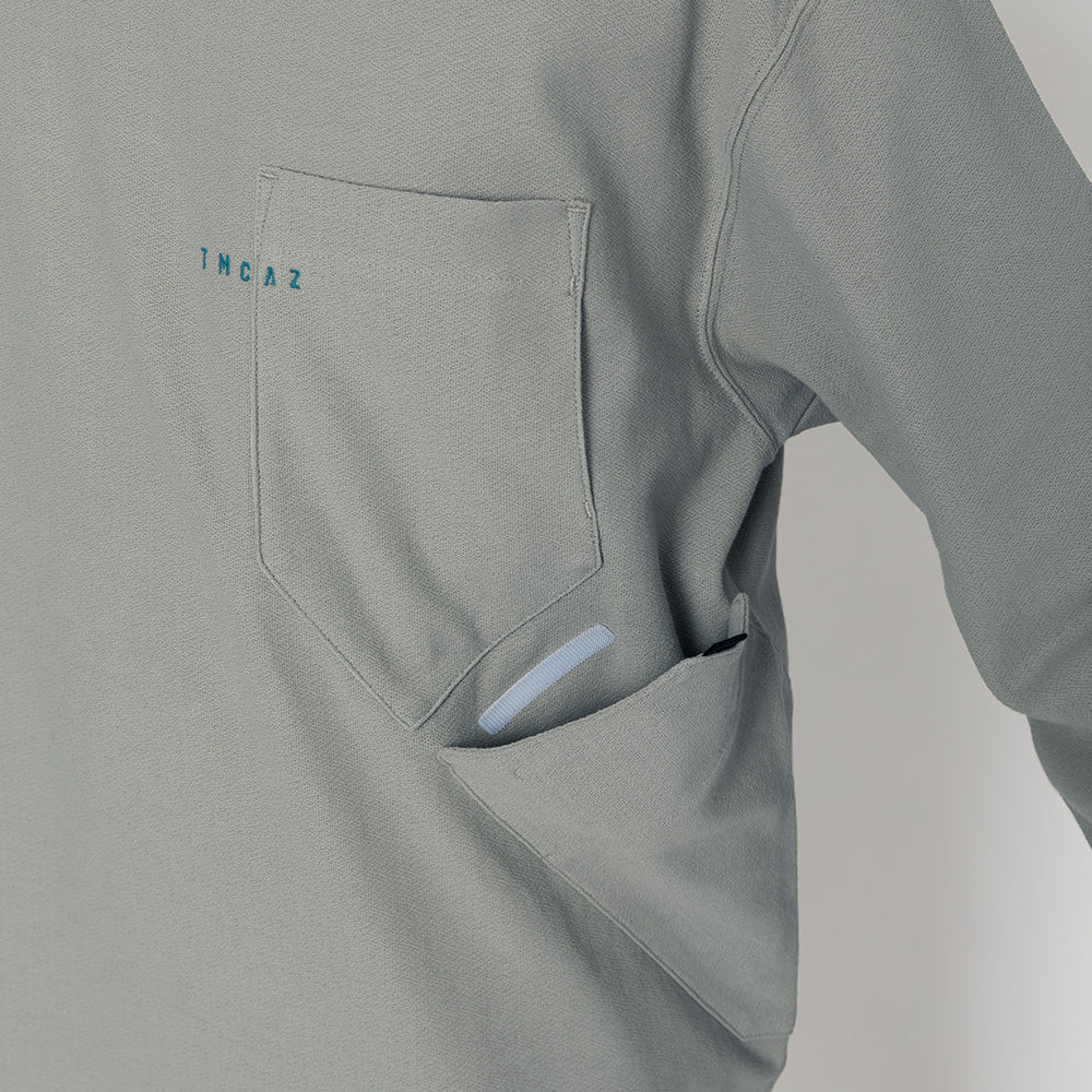 TMCAZ - LS Pocket Tee - / T162 - Seagrass