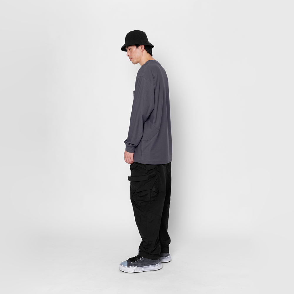 TMCAZ - LS Pocket Tee - / T163 - Anthracite