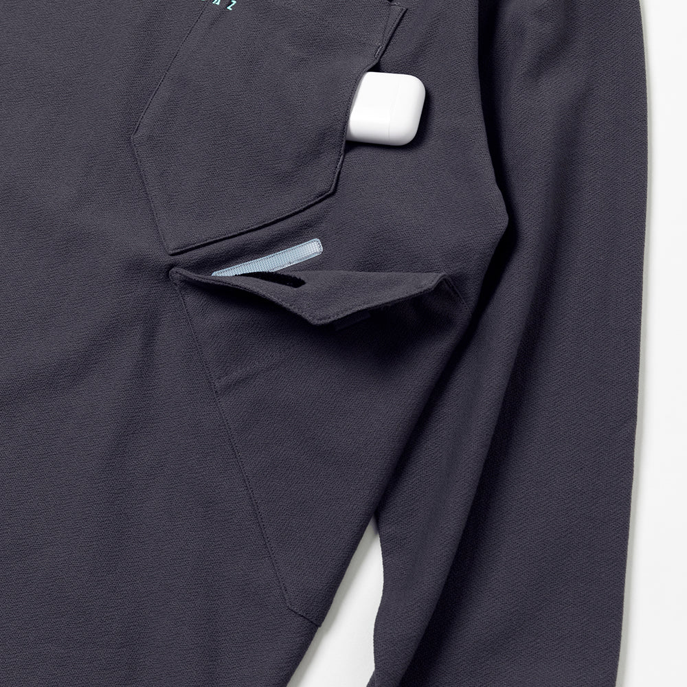 TMCAZ - LS Pocket Tee - / T163 - Anthracite
